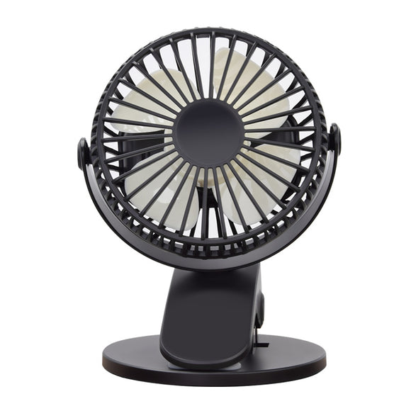 Mini Fan Stroller Rechargeable Desktop 360 Clip Desktop Car Fan