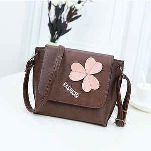 Women Stylish Flower Pattern Decorational Shoulder Bag Crossbody Bags