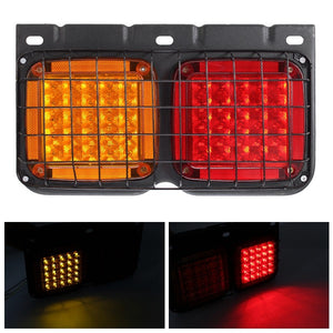 1.5W 12V/24V LED Truck Tail Light Trailer Brake Lamp Reverse Indicator Universal