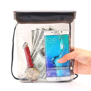 Honana HN-TB42 Beach Waterproof Pouch Portable Travel Storage Bag Touch Screen Responsive Phone Case