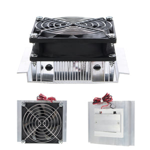 DIY XD-2027 12V 6A 72W Semiconductor Refrigerator Flat Cooling Equipment Kit Home-made Refrigerator