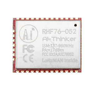 RHF76-052 SX1276 LoRa Module LoRaWAN Node Wireless Module Integrated STM32 Low Power Long Distance 433/470/868/915MHz