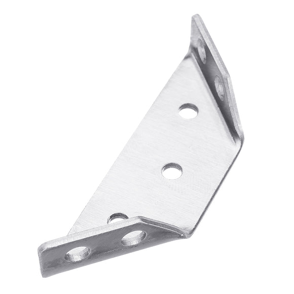 Stainless Steel Corner Braces Trapeziform Angle Brackets Joint Fasteners Shelf Support For Furniture