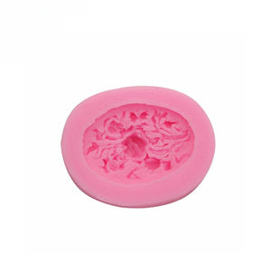 Silicone Rose Flower Cake Mould Fondant Chocolate Soap Mould