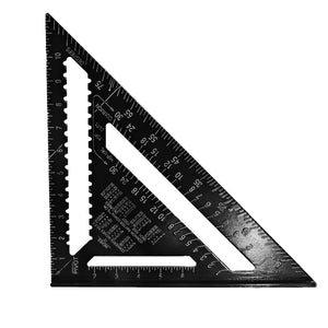 300mm Aluminum Alloy Speed Square Rafter Triangle Angle Square Layout Guide Woodworking Tool