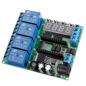 IO22C04 4 Channel Pro Mini Relay Module Expansion Board Multi-function Delay Relay PLC Power