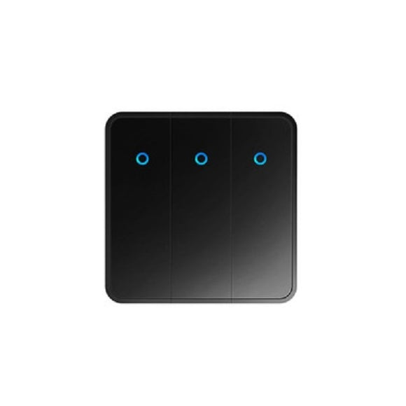 SMATRUL H9 Black 433Mhz 300M 3Gang Wireless Smart Switch