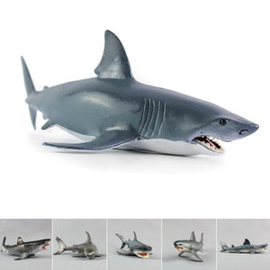 Ocean Sea Life Marine Animals Shark Model Educational Learning Toys for Kid Gift