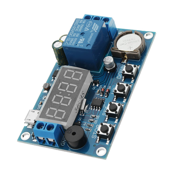 DC 5V To 60V Real-time Relay Module Clock Synchronization Timer Module Time Control Delay 24 Hours