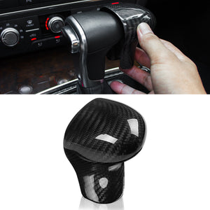 Add-on Real Carbon Fiber Gear Shift Knob Cover for AUDI A4 A5 A6 Q5 Q7 2013-2016