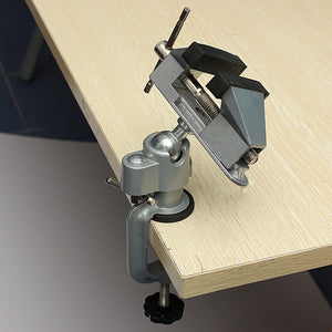 Professional Vises Bench Swivel Vise With Clamp 3 inch Table Top Vise