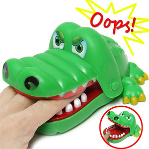 Children Kid Crocodile Mouth Dentist Bite Alligator Tooth Halloween Exciting Finger Game Family Toy