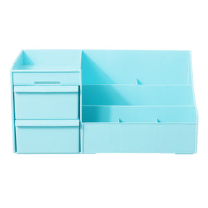 Plastic Desktop Organizer Storage Box Makeup Drawer Organizer Jewelry Nail Cosmetic Container Case