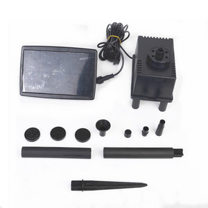 7V 1.5W Solar Panel Powered Water Pump Toy Kit for Submersible Fountain Pond