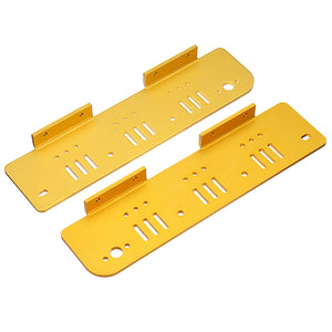 2 X One Pair of  Gold Aluminum Alloy Both Side Plate for T200/TP200/T600 Chassis Tank Car