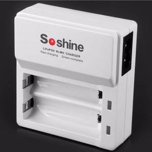 Soshine F7 14500 AA 10440 AAA 3.7V Ni-MH  Quick Smart Rechargeable Battery Charger