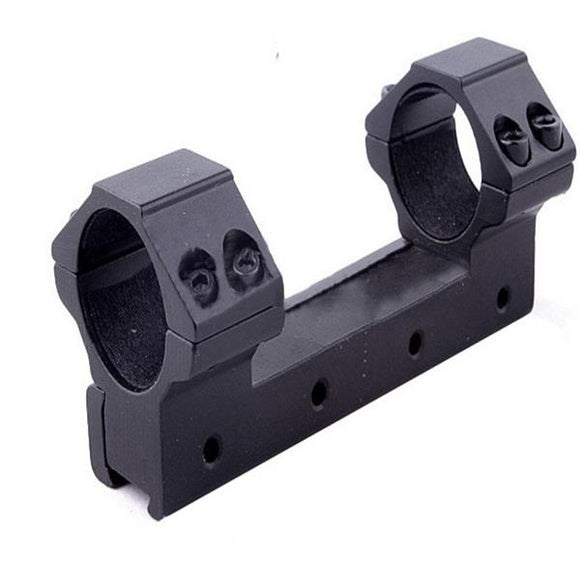 AURKTECH 25.4mm Aperture Scope Ring High Profile Fit for 20mm Card Slot Rail  Flashlight Mounts