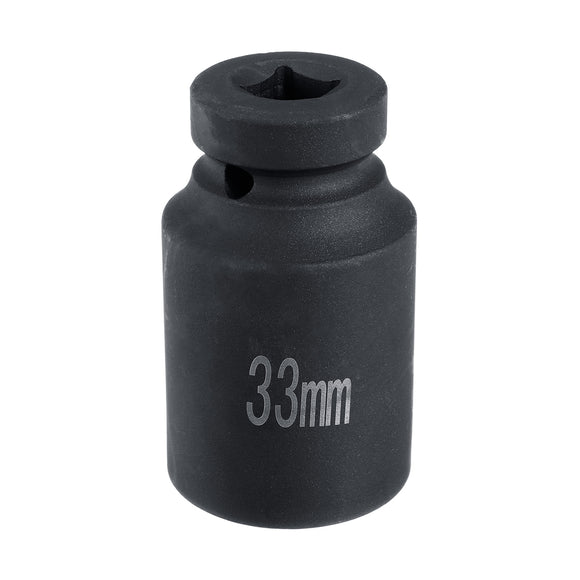 Deep Impact Socket 1/2 inch 33mm Alloy Steel Black Repair Tool