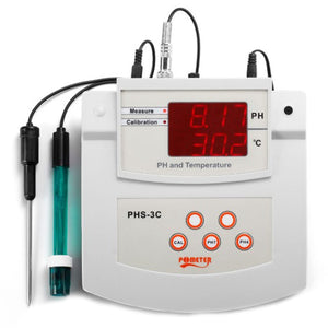 PHS-3C Portable pH Temperature 2 in 1 Automatic Calibration pH Desktop Tester