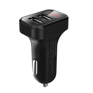 Bakeey 2.1A Dual USB LED Display  Fast Charging Car Charger For iPhone X XS HUAWEI P30 Oneplus 7 XIAOMI MI9 S10 S10+