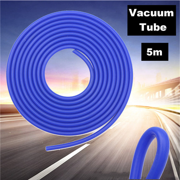 BLUE 5M 4mm Silicone Vacuum Tube Hose Silicone Tubing 16.4ft