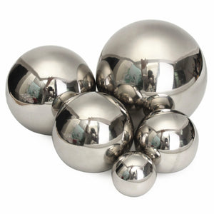 Stainless Steel Mirror Ball Polished Hollow Ball Hardware Accessories 5/8/10/12/15cm