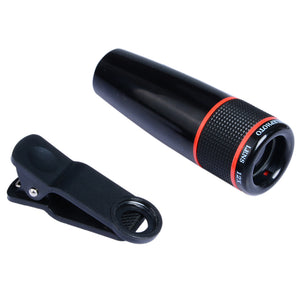 4 In 1 Telephoto 180 Degree Fish Eye 0.65x Wide Angle + 10x Macro Combination Lens for Mobile Phne