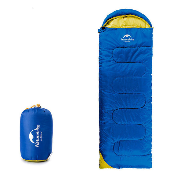 NatureHike Single Sleeping Bag Winter Outdoor Camping Hiking Envelope Sleeping Mat