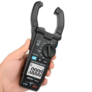 MESTEK CM83B Digital Clamp Meter 600A AC Current AC/DC Voltage Ohm True RMS Auto Range VFD Capacitance NCV Tester Ammeter Multimeter