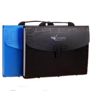 Kang Bai Feng F8879 Piano A4 Folder Multilayer Student And Business Hand-Held File Bag