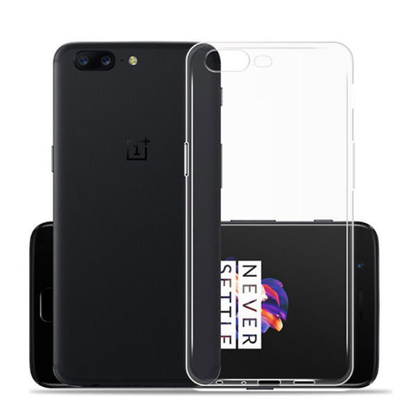 Ultra Thin Clear Soft Skin TPU Case For OnePlus 5