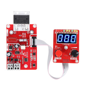 NY-D02 100A/40A Double Pulse Encoder Spot Soldering Station Time Current Controller Control Board Adjustable Digital Display