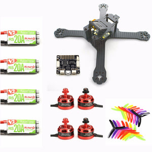 Realacc X210 4mm Frame w/ F3 Racerstar BR2205 2300KV Motor RS20A V2 Blheli_S ESC 5X4X3 Prop