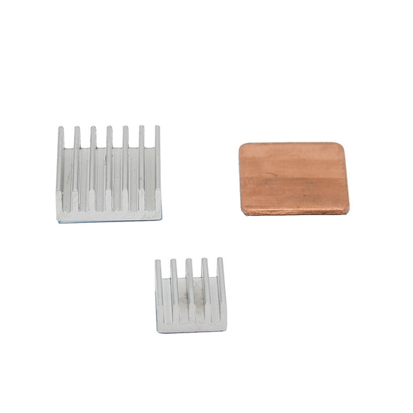 5SET Aluminum Heat Sink Copper Heat Sink For Raspberry Pi 3 Model B / Pi 2 / B+