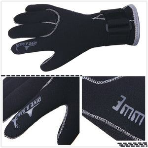 3mm  Scuba Diving Gloves Surfing Winter Swimming Gloves