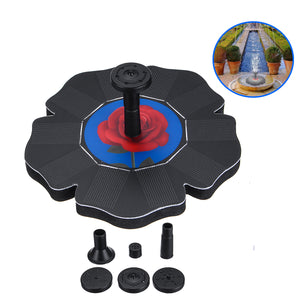 Solar Powered Floating Bird Bath Water Panel Fountain Pump Garden Pond Pool