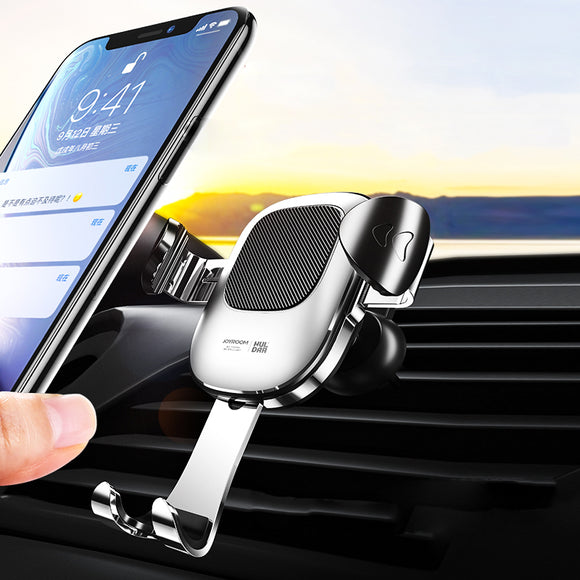 Joyroom Gravity Linkage Automatic Lock Air Vent 360 Rotation Car Phone Holder For 4.0-6.5 Inch Smart Phone