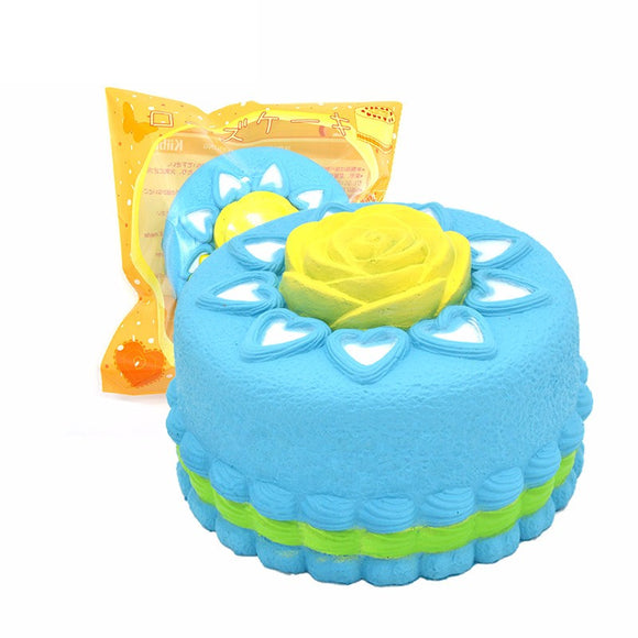 Kiibru Squishy Jumbo Rose Cake Licensed Slow Rising Original Packaging Collection Gift Decor Toy