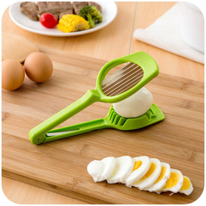 Manual Plastic Eggs Mushroom Slicer Kiwi Fruits Peeler Stainless Home Fruit Slicing Tools