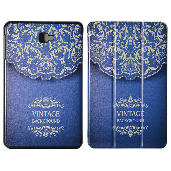 Stand Flip Folio Euporean pattern design Tablet case cover for Samsung GALAXY Tab A T555 9.7 Inch