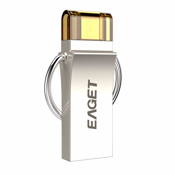 EAGET V90 USB 3.0 Micro USB OTG Flash Drive For PC Smartphones Tablets 16GB 32GB 64GB