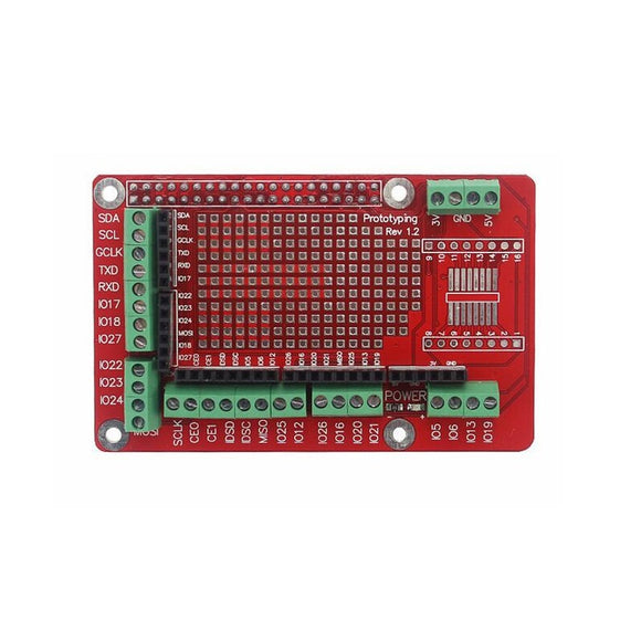 Prototype GPIO Expansion Board Multifunctional Expansion Board Shield Module for Raspberry Pi 4/3B+