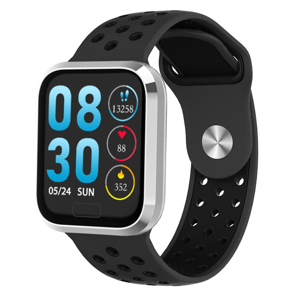 Bakeey M98 Big Screen Fashion Smart Watch Realtime HR and Blood Pressure Monitor Music Control Wristband