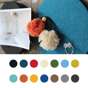 Honana DX-172 1PCS Creative Roundness Colorful Wool Felt Multifunctional Wall Sticker Smart