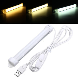 18CM 3W 5630 SMD USB 14LEDs Rigid Strip Hard Bar Light with Cable On / Off Switch DC5V