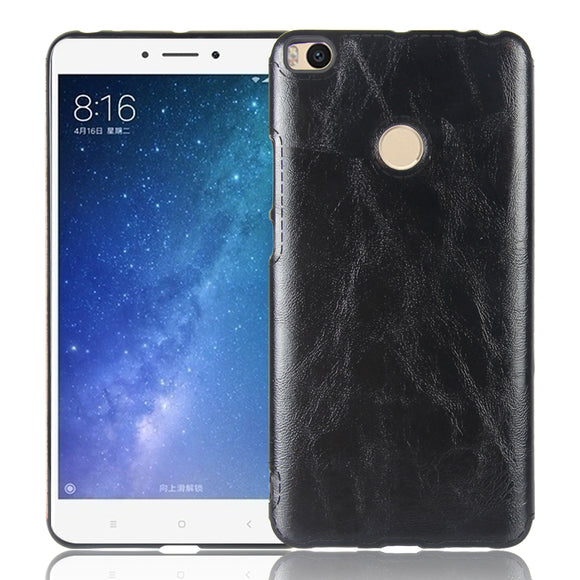 Luxury Retro PU Leather Soft TPU Protective Case For Xiaomi Mi MAX 2