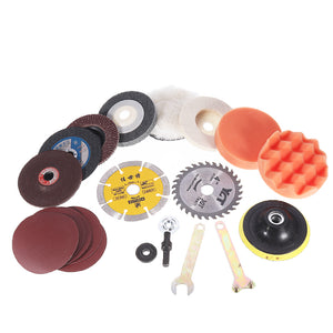 21Pcs Wood Metal Cutting Replacement Accessories Set for Angle Grinder Hand Drill