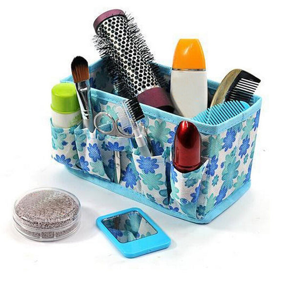 Honana HN-B62 Foldable Cosmetic Storage Box 4 Colors Non Woven Print Makeup Kit Household Organizer