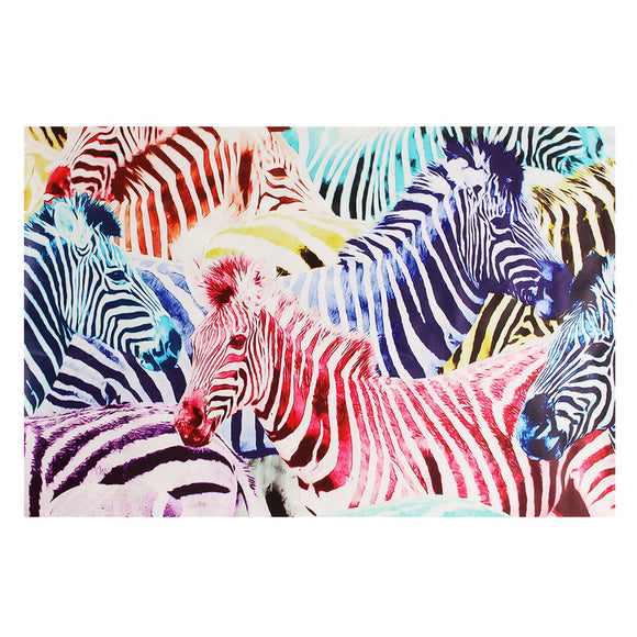 Holiday Decoration Multicolored Zebra Patterns Picture Home Decorations