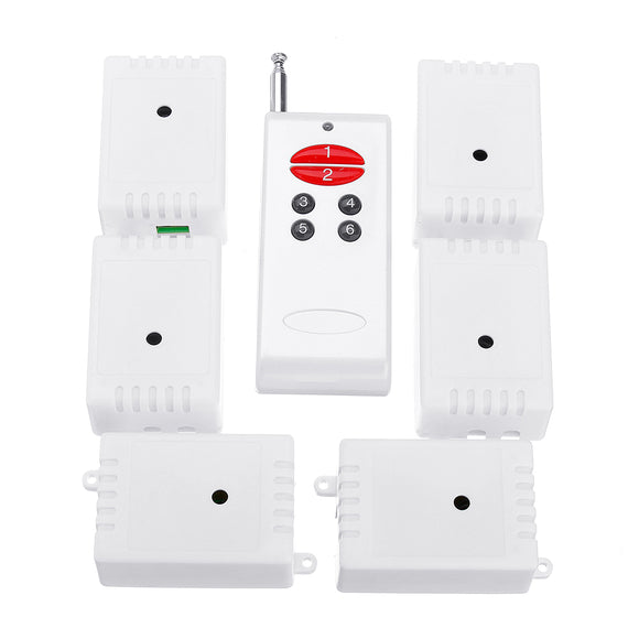 315MHz AC220V Wireless Remote Control Switch 6-IN-1 Remote Control One Channel 1000m Long Distance